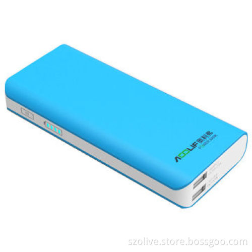 Fashionable Design Power Banks, 8,000mAh Dual USB Output